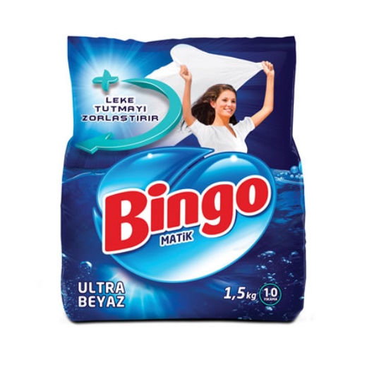 BİNGO MATİK DETERJAN 1.5 KG. *10 