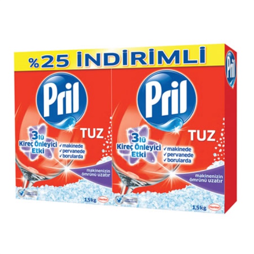 Pril Bulaşık Makina Tuzu 3 Kg *5 