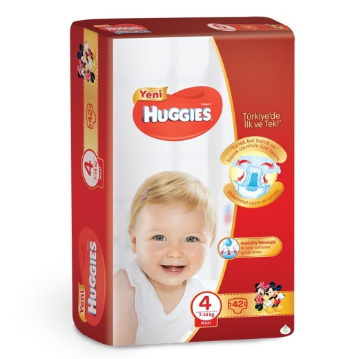 HUGGİES JUMBO PAKET ÇOCUK BEZİ 42 ' Lİ *4 